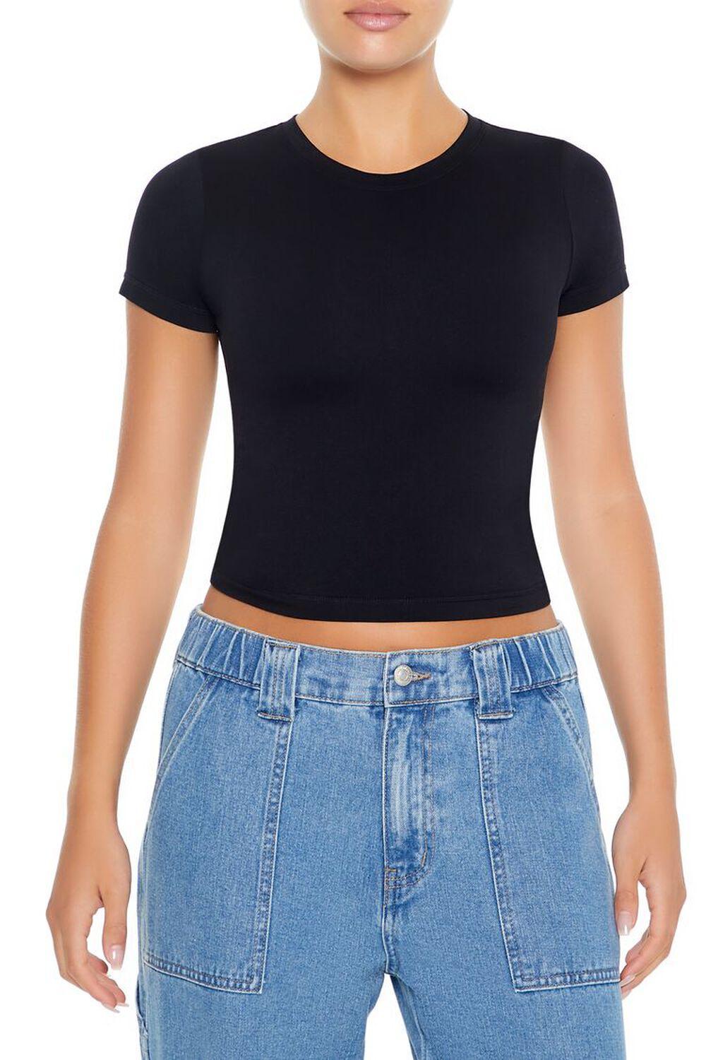 Seamless Cropped Tee | Forever 21 Product Image