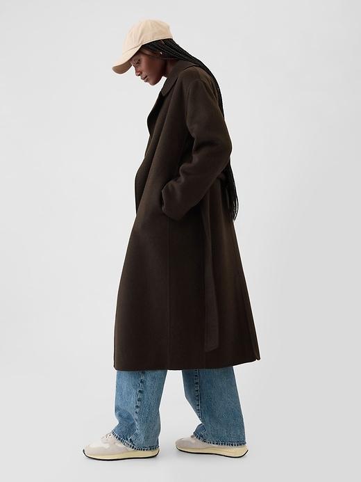 Belted Double-Faced Wool Coat Product Image