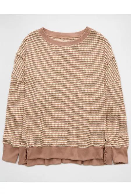 AE Big Hug Waffle Sweatshirt Women's Product Image