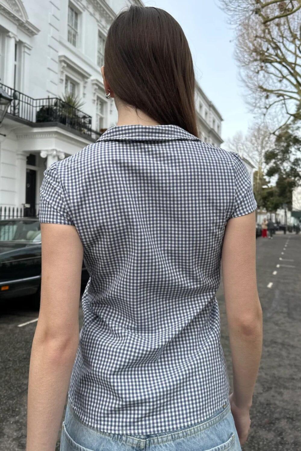 Rue Plaid Top Product Image
