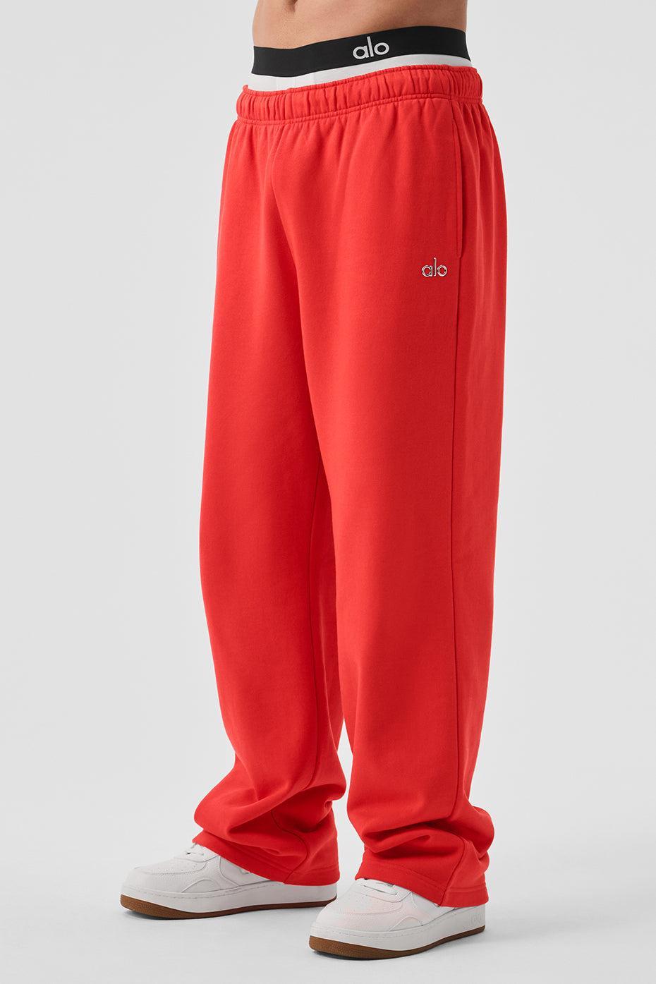 Accolade Straight Leg Sweatpant - Red Hot Summer Male Product Image