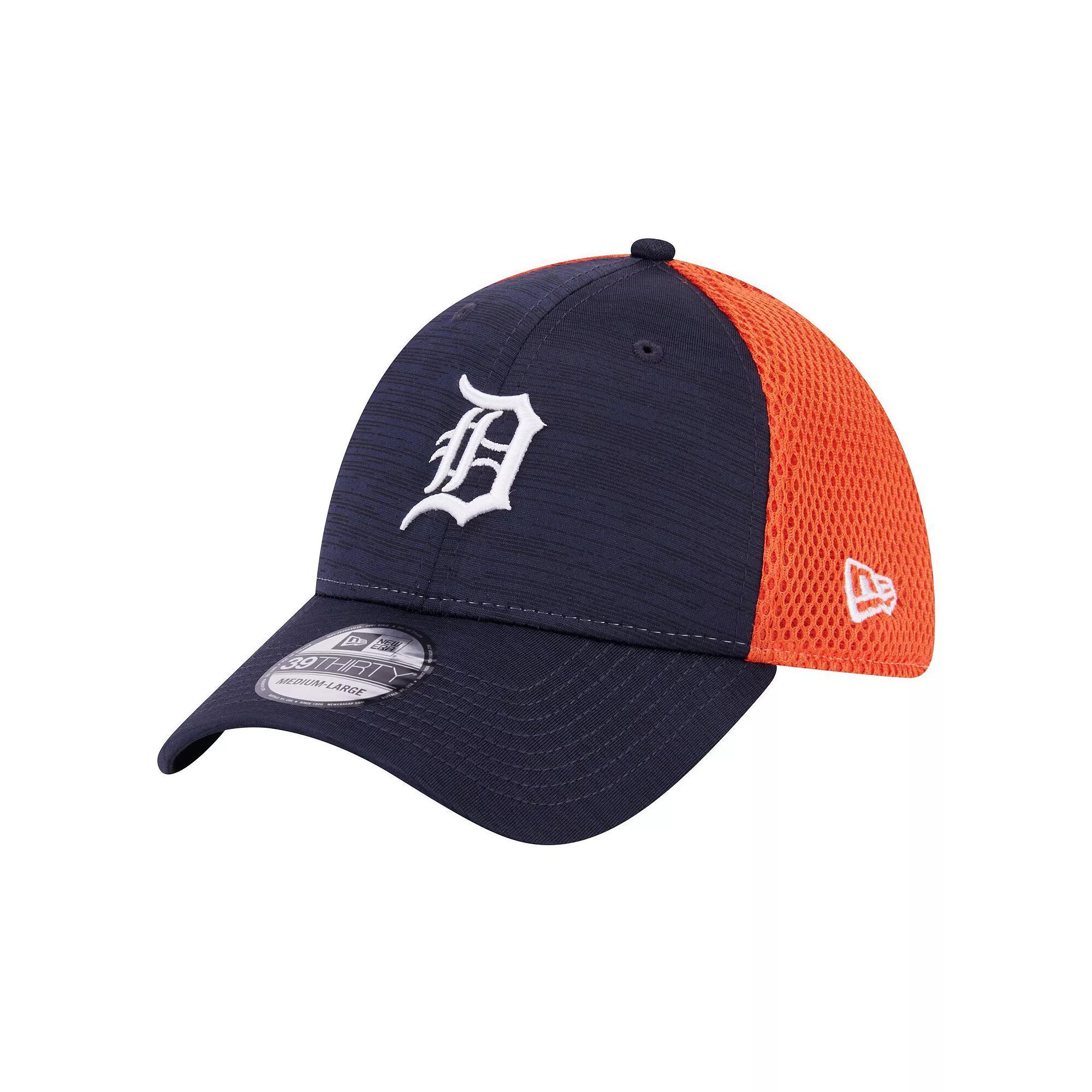 Mens New Era Detroit Tigers Neo 39THIRTY Flex Hat Blue Product Image