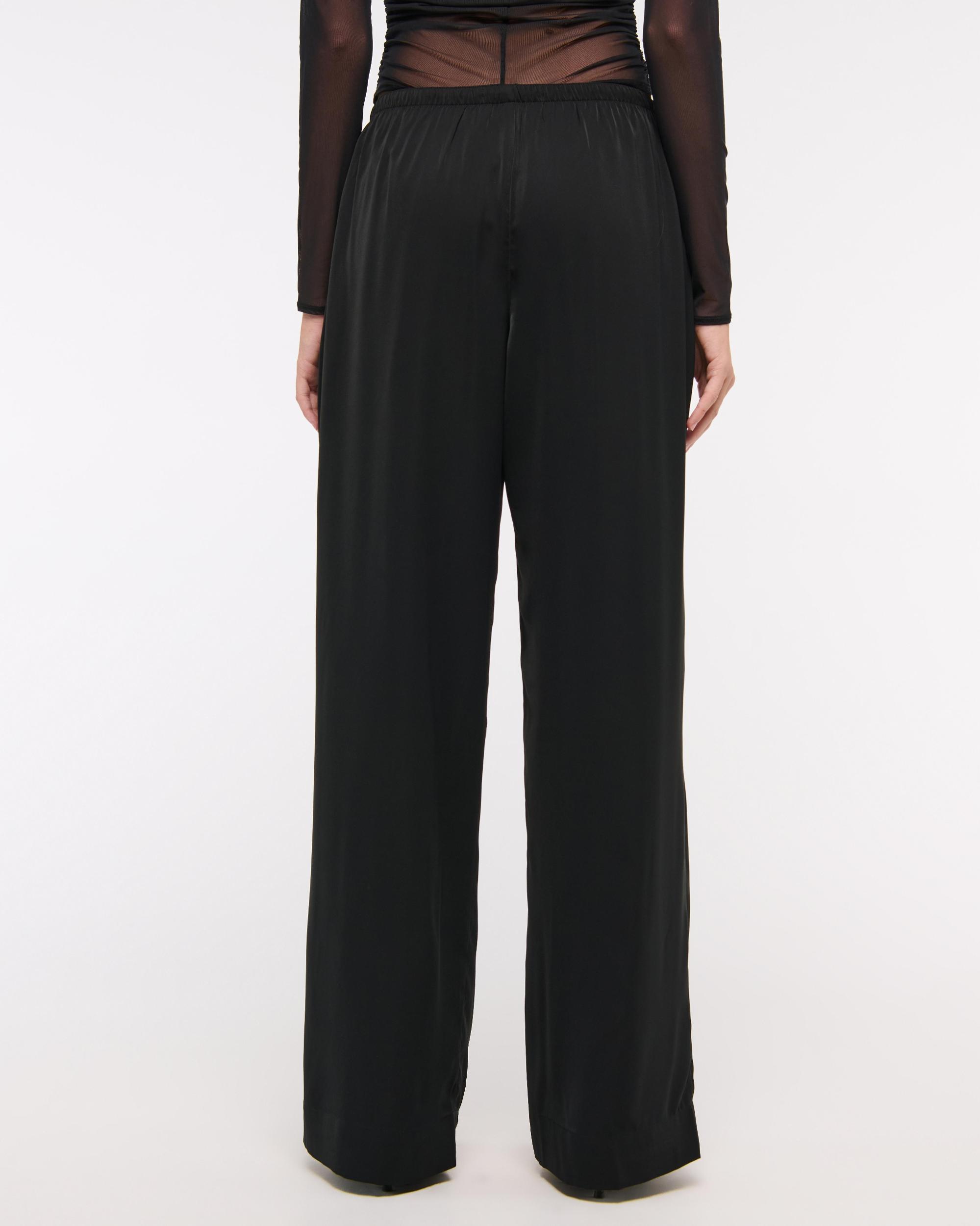 Drapey Wide Leg Pull-On Pant Product Image