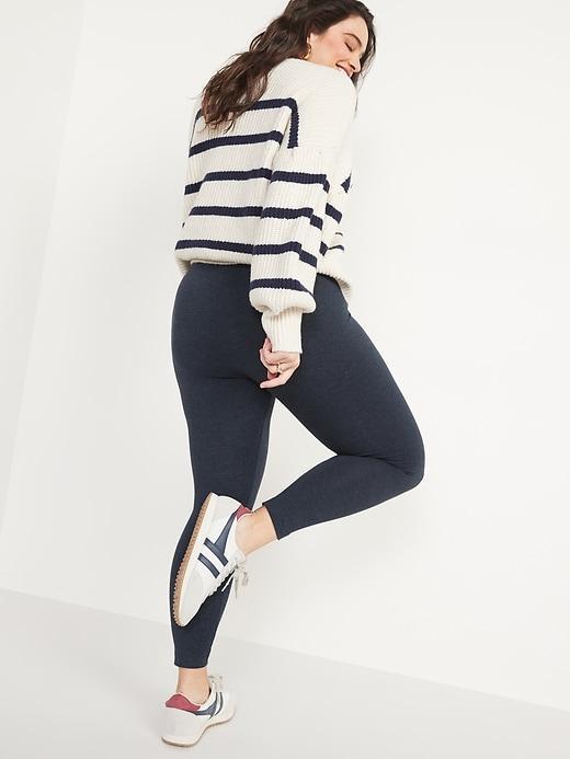 High-Waisted Jersey Leggings Product Image