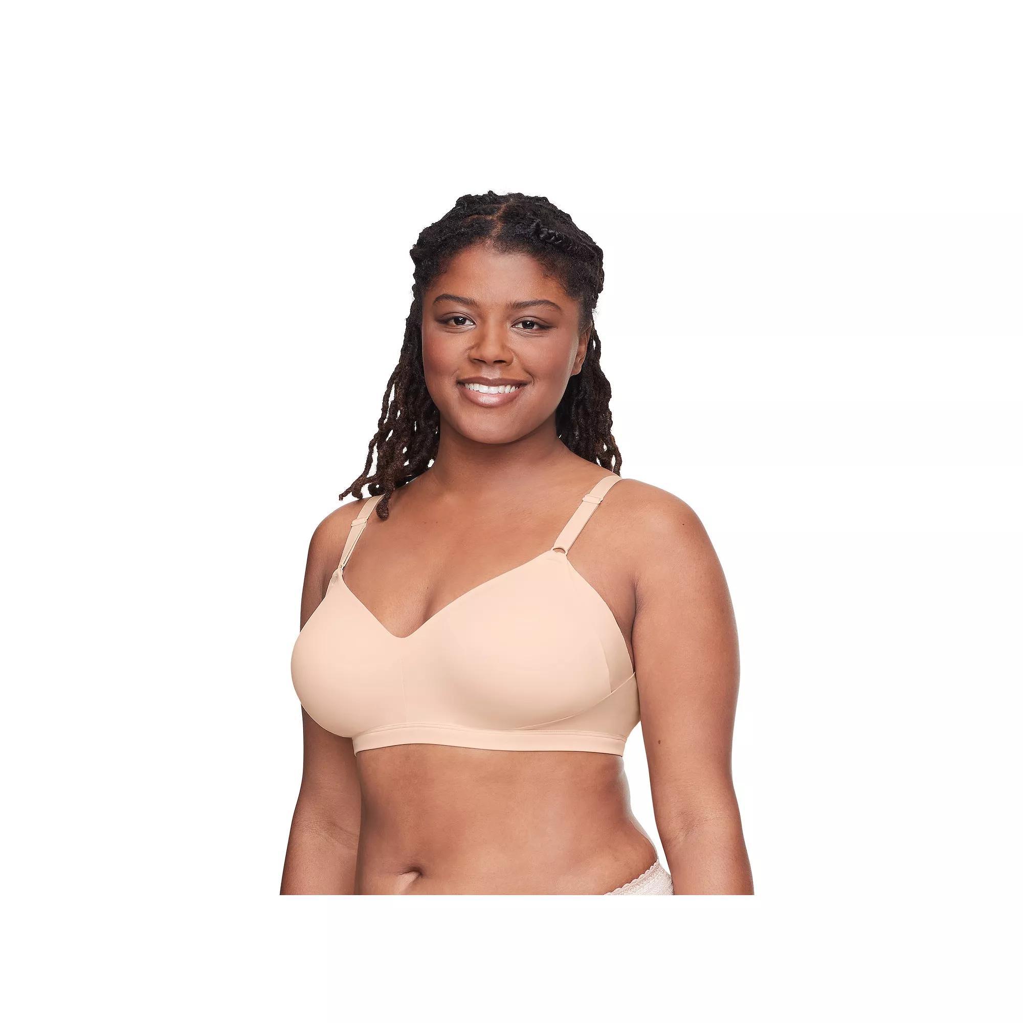 Warners No Side Effects® Underarm and Back-Smoothing Comfort Wireless Lift T-Shirt Bra RN2231A, Women's, Size: 3XL, Mink Product Image