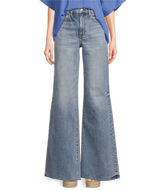 Daze Far Out High Rise Wide Leg Jeans Product Image