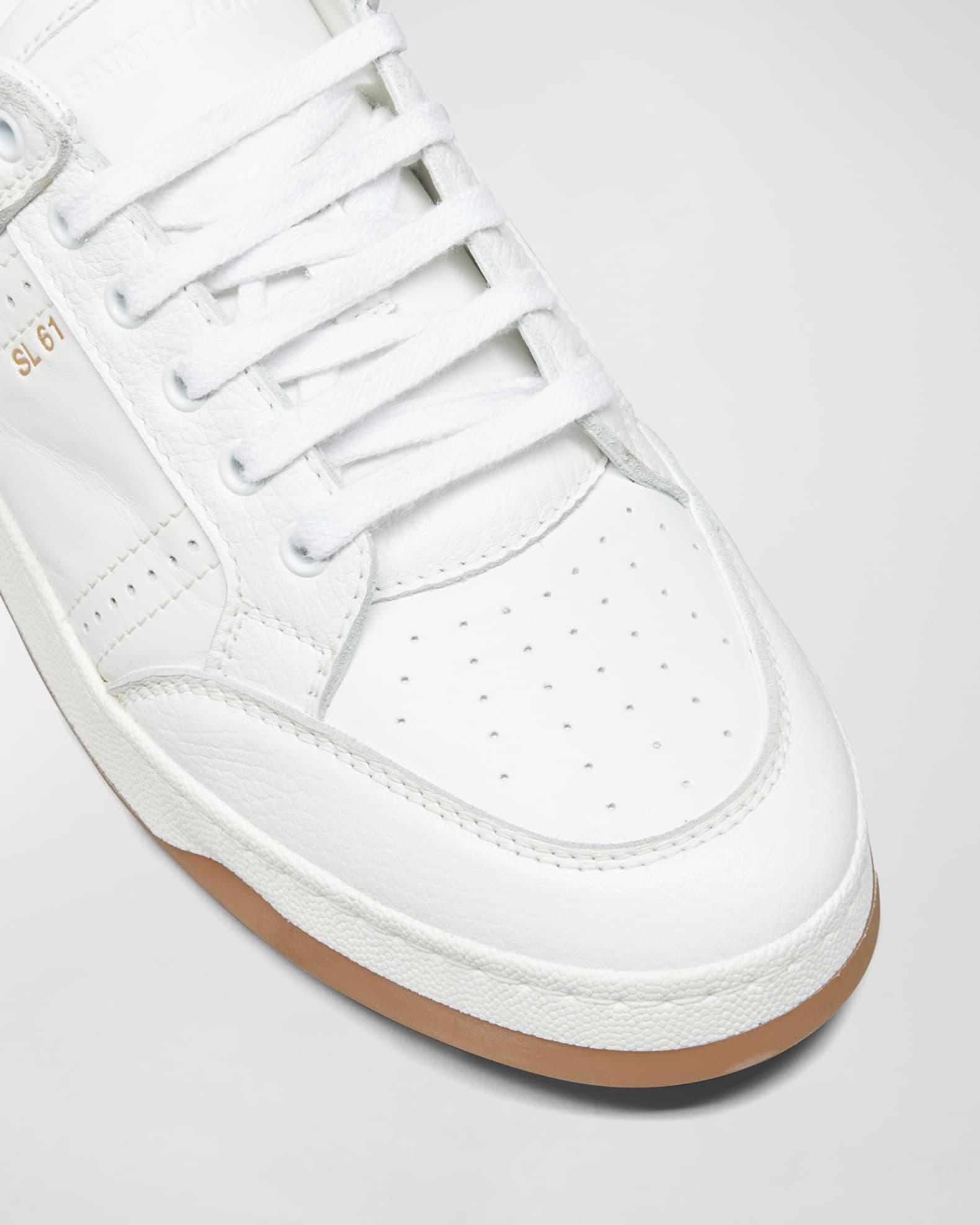 Men's SL61 Perforated Leather Low-Top Sneakers Product Image