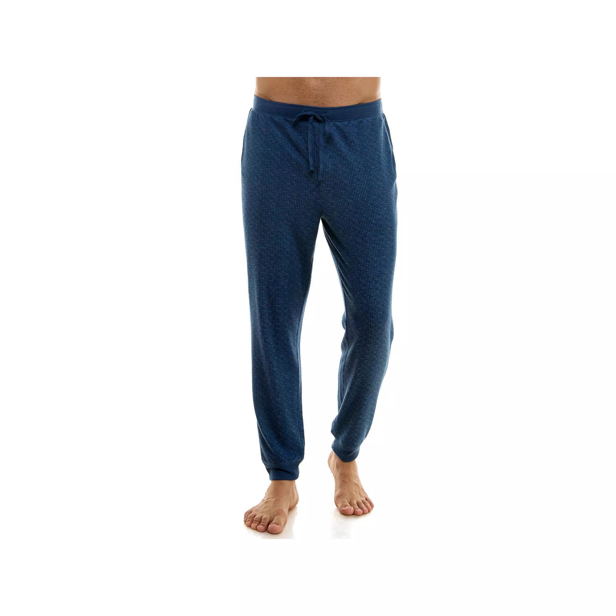 Men's Sonoma Goods For Life® Supersoft Waffle Banded Bottom Pajama Pants, Size: Large, Light Grey Product Image