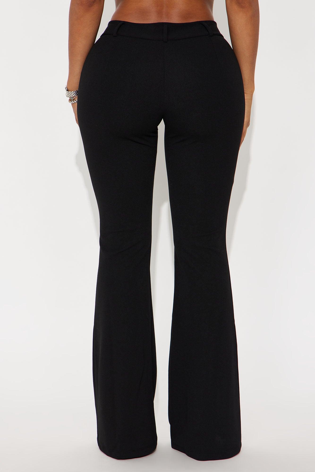 Zulema Crepe Flare Pant - Black Product Image