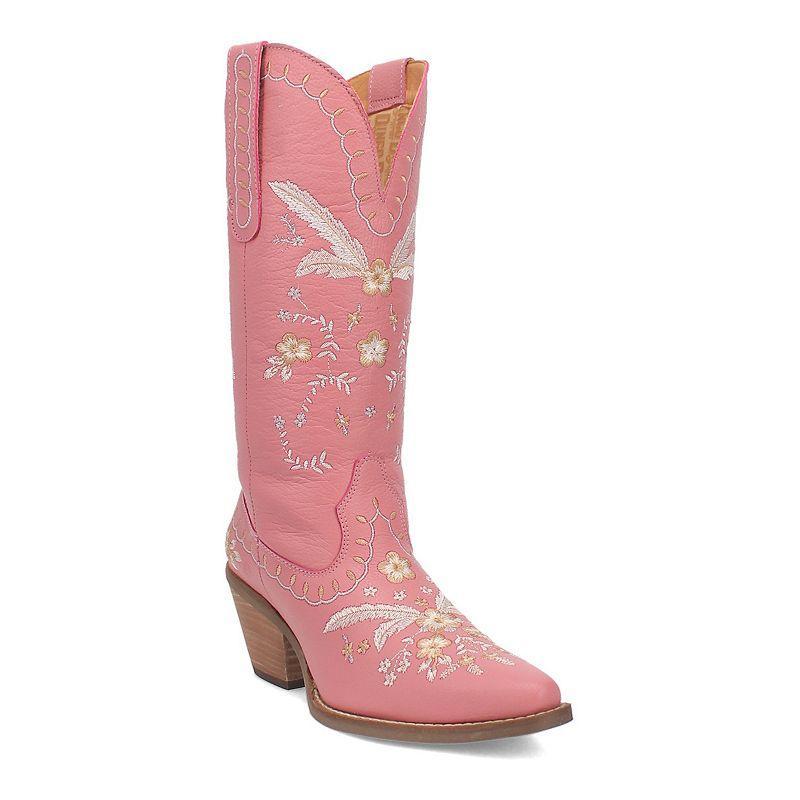 Dingo Full Bloom Women's Leather Western Boots, Size: 11, Black Product Image
