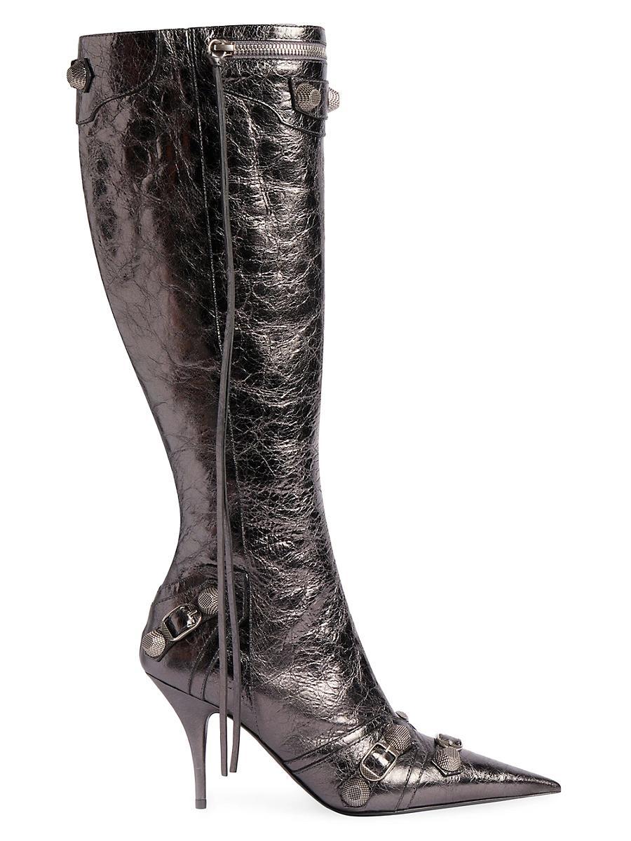 Womens Cagole 90MM Metallized Boots Product Image