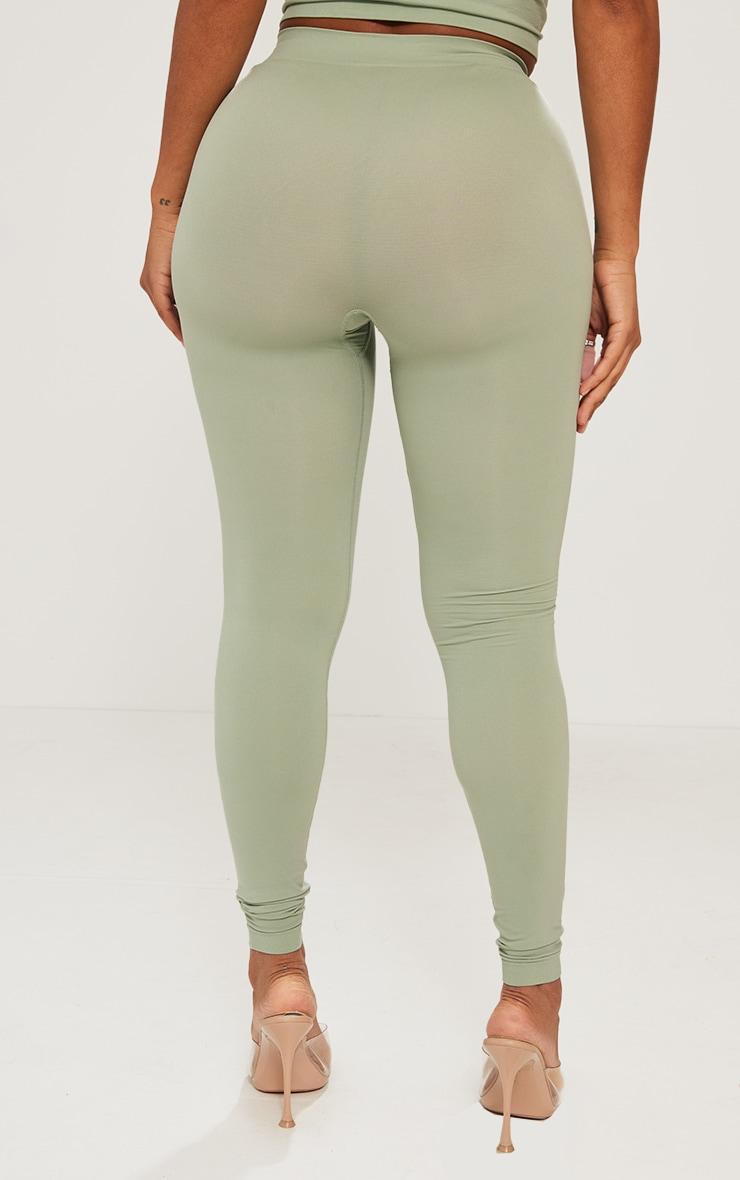 Shape Sage Green Stretch Seamless Leggings Product Image