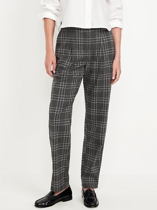 Extra High-Waisted Relaxed Slim Taylor Pants Product Image