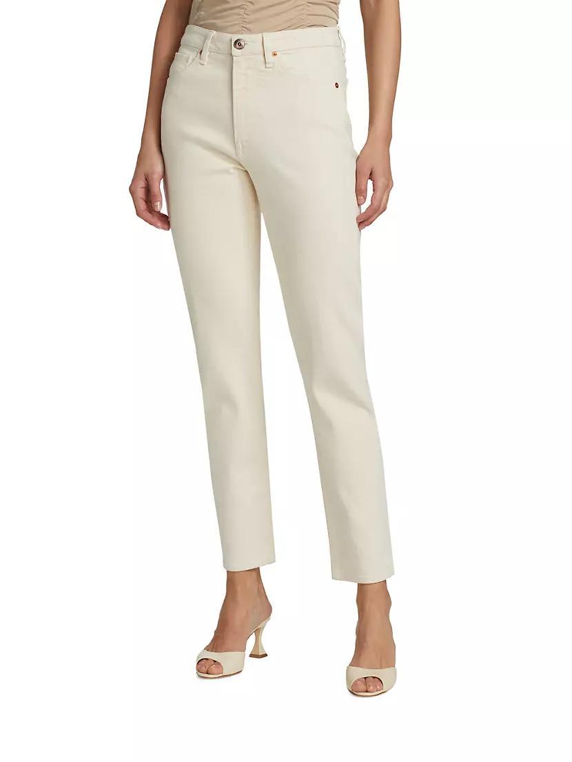 Claudia High-Rise Slim-Leg Jeans Product Image