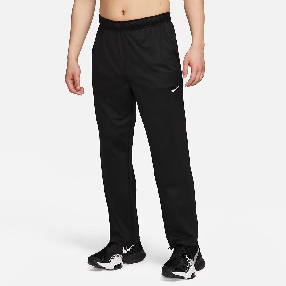 Men's Nike Totality Dri-FIT Open-Hem Versatile Pants, Size: Large, Black White Product Image