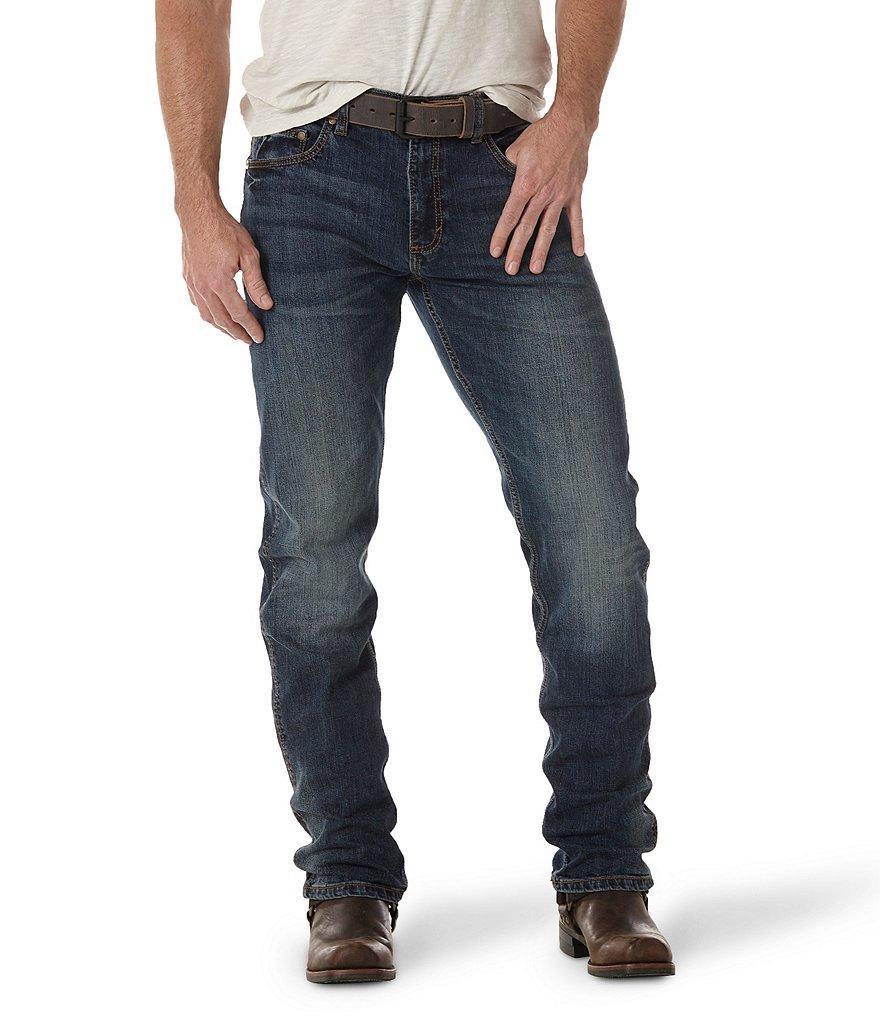 Wrangler® Retro® Bozeman Slim Fit Straight Leg Jeans Product Image