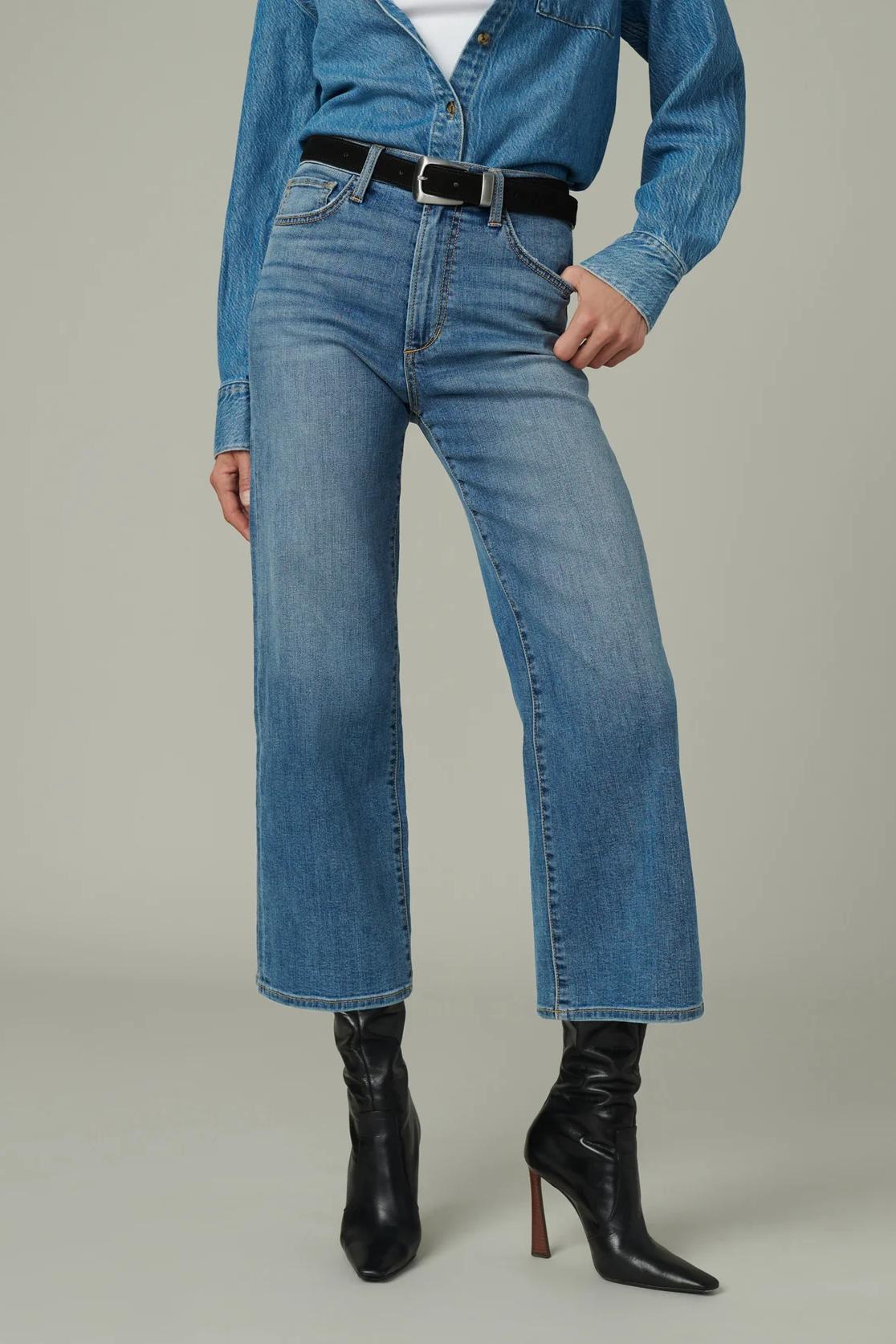 The Blake High Rise Wide Leg Crop - No Promises Product Image