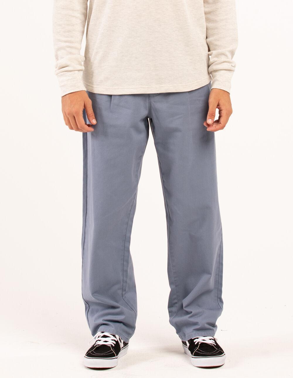 RSQ Mens Baggy Chino Pants - DUSTY BLUE Product Image