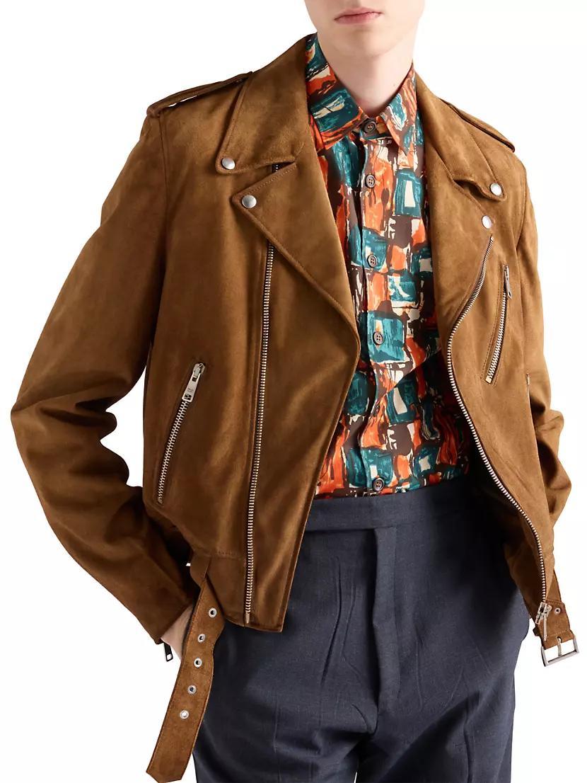Suede Biker Jacket Product Image