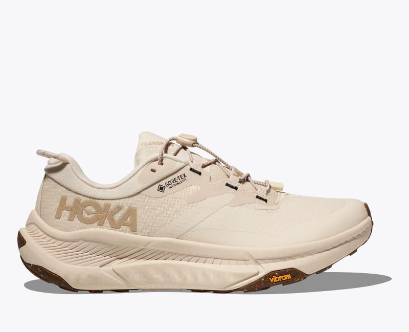 HOKA Mens Transport GTX Shoes in Frost/Gold, Size 8.5 Product Image