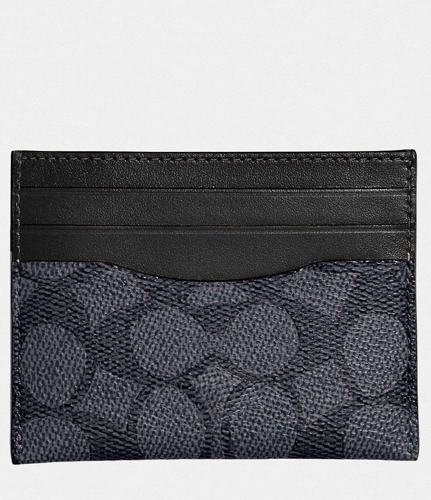 COACH Men's Signature Flat Card Case Product Image
