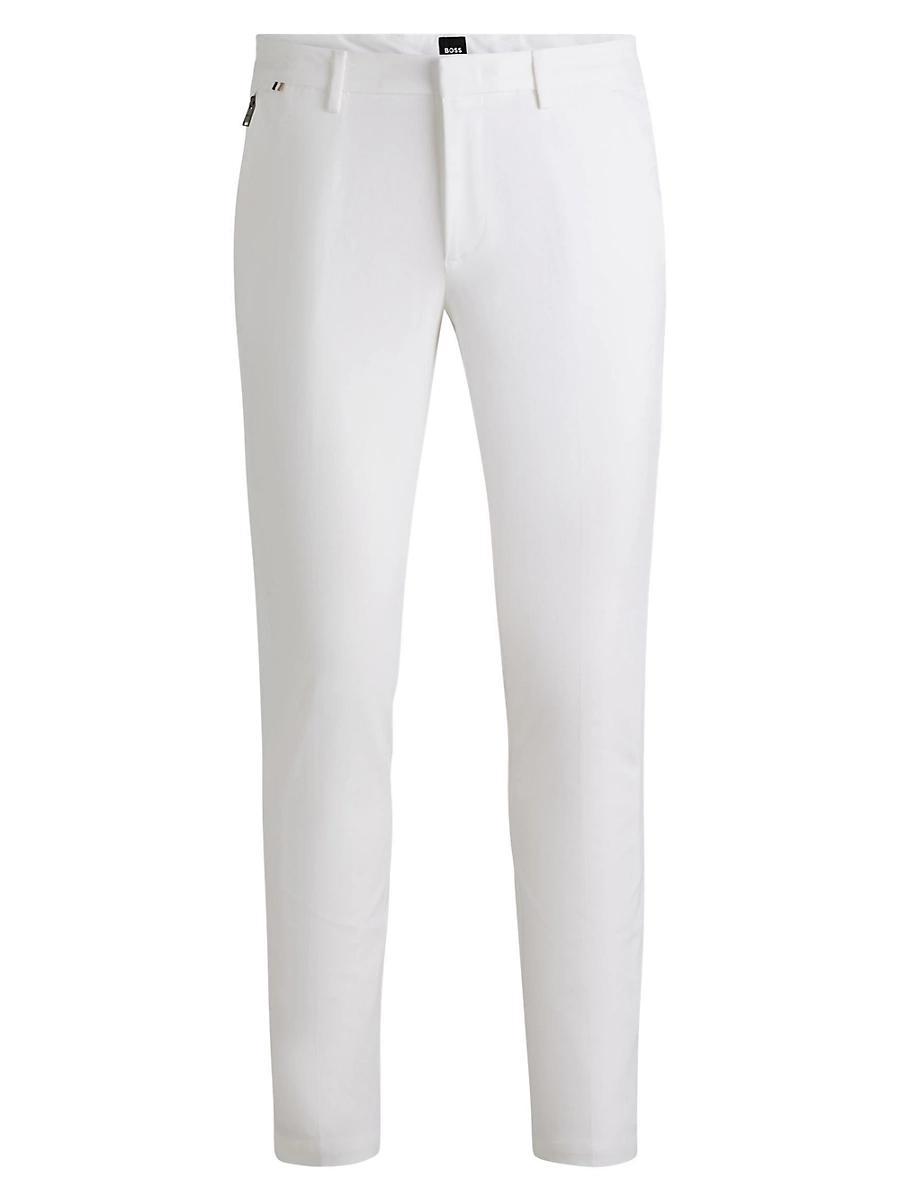 Mens Slim-Fit Trousers in Stretch Cotton Product Image