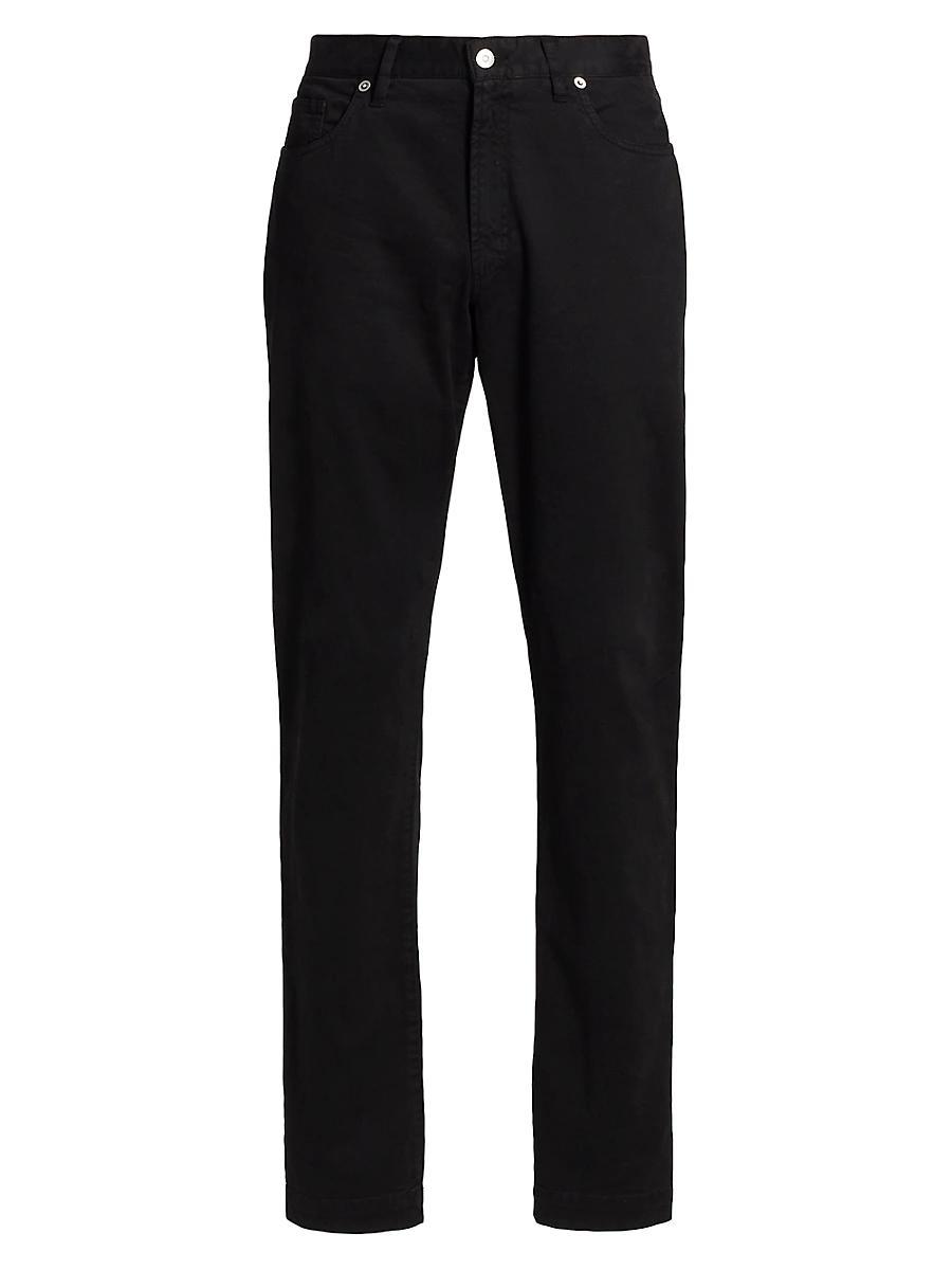 Mens COLLECTION Five-Pocket Cotton-Stretch Pants Product Image