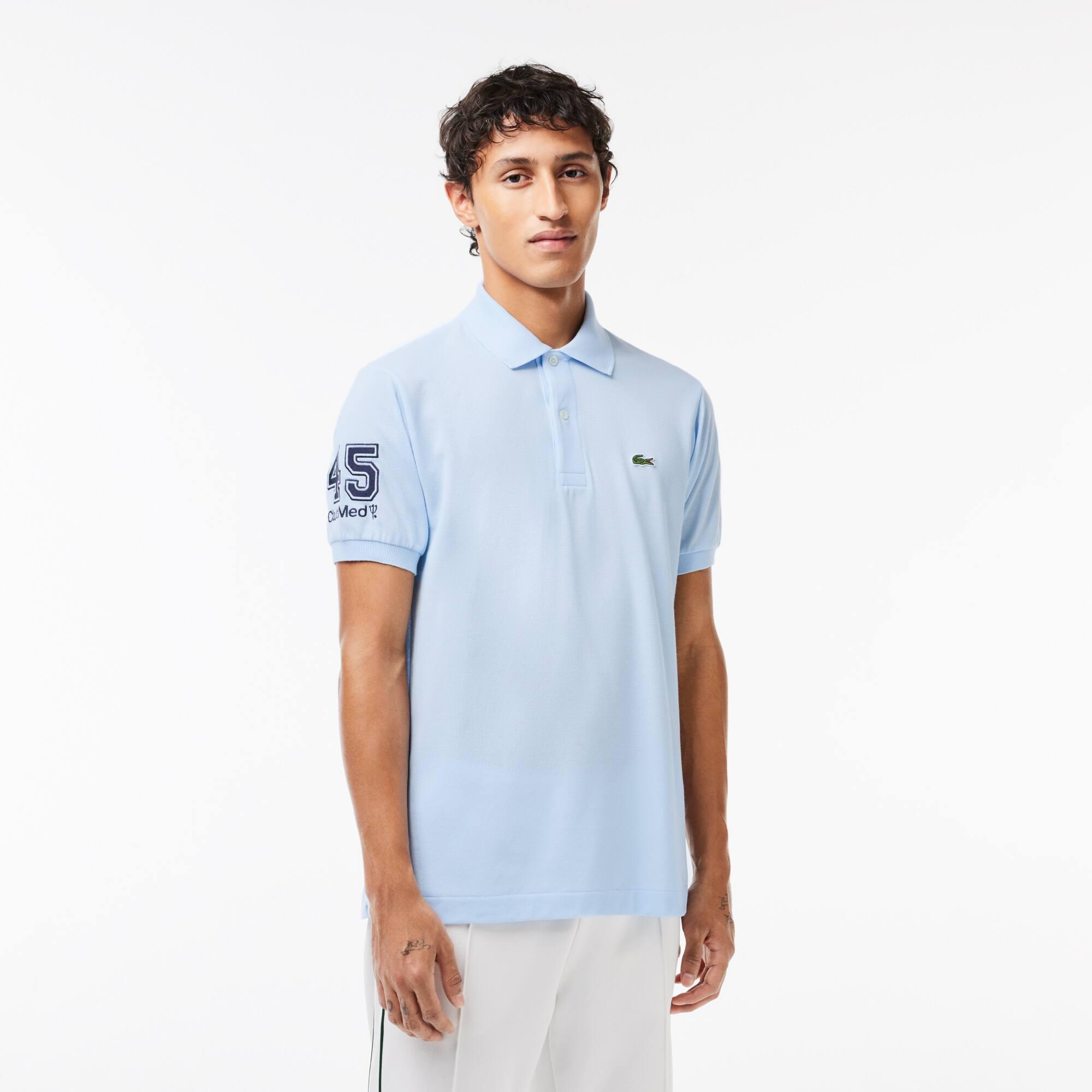 Men's Lacoste Regular Fit Club Med Polo Shirt Product Image