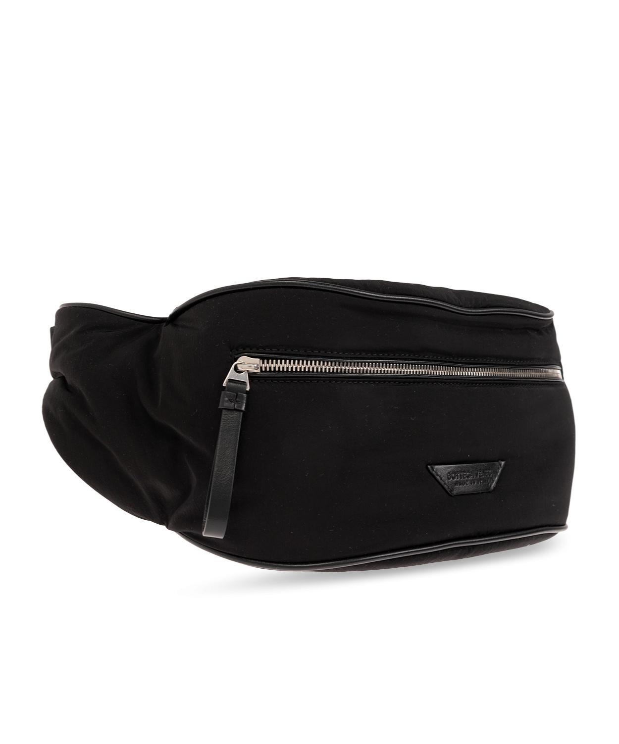 BOTTEGA VENETA Small Crossroad Waist Pack In Black Product Image