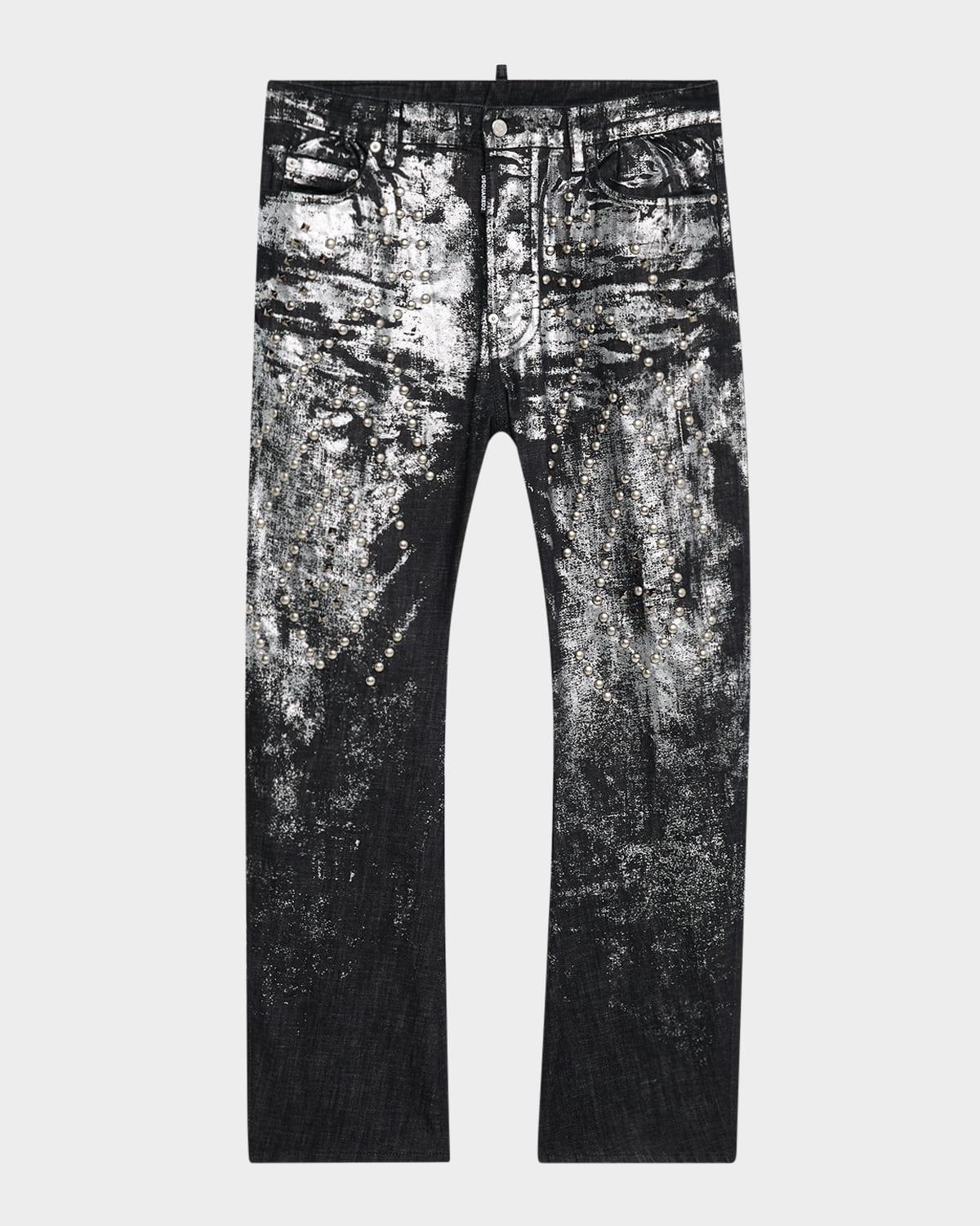 Mens London Bro Metallic Jeans Product Image