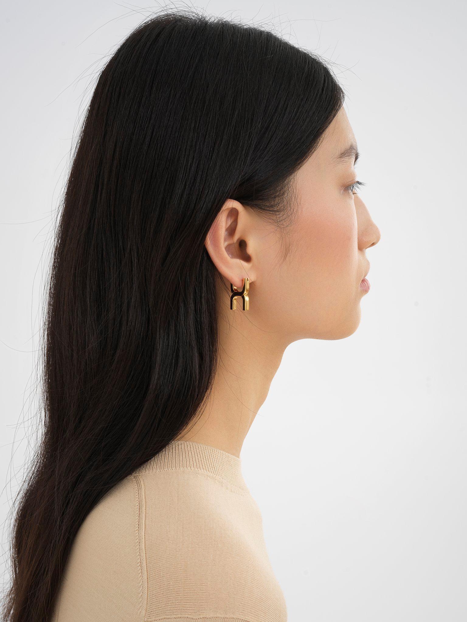 Quince | Women's 14K Gold Natural Diamond Bezel Studs Product Image