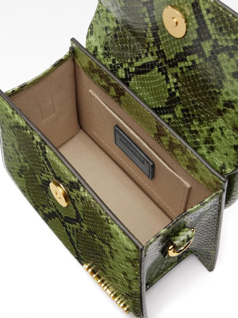 Le Chiquito snakeskin-effect mini bag Product Image
