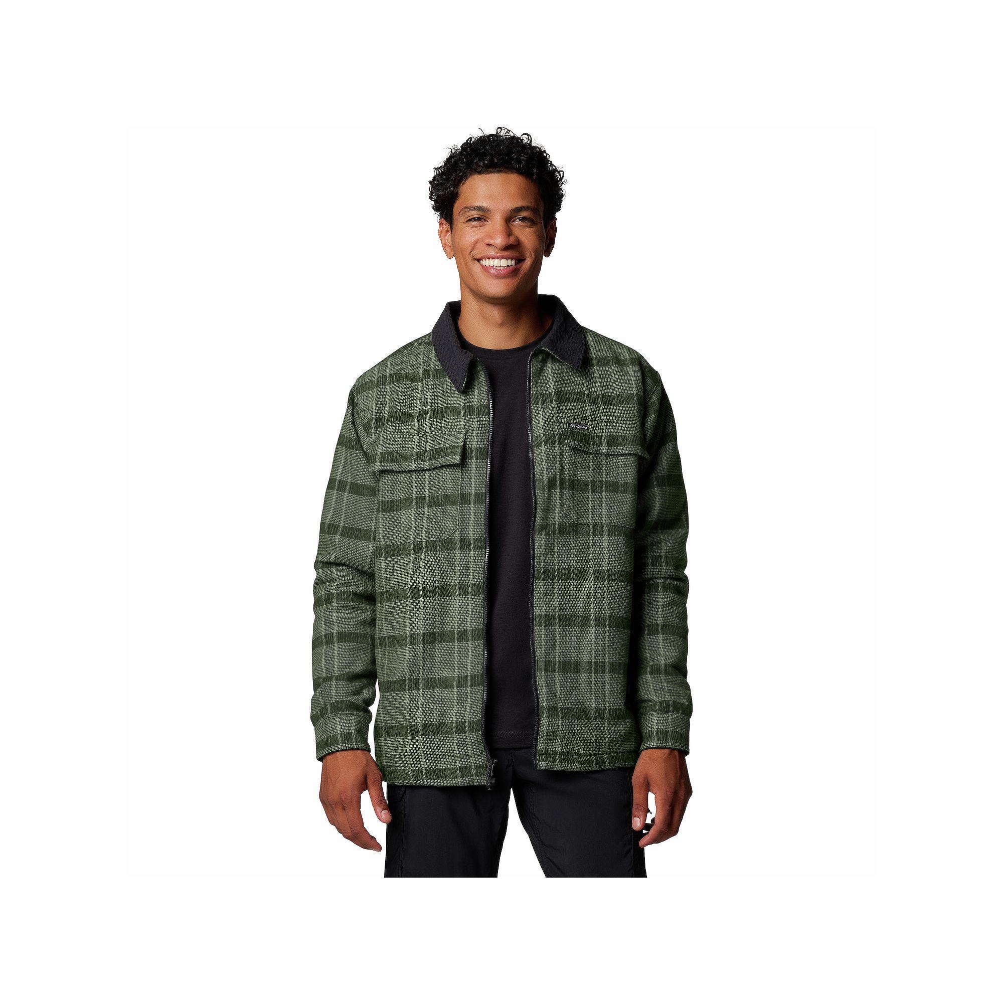 Men's Columbia Pitchtone Heavyweight Shirt Jacket, Size: Medium, Green Product Image