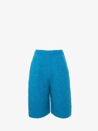 KNITTED BERMUDA SHORTS in blue | JW Anderson US  Product Image