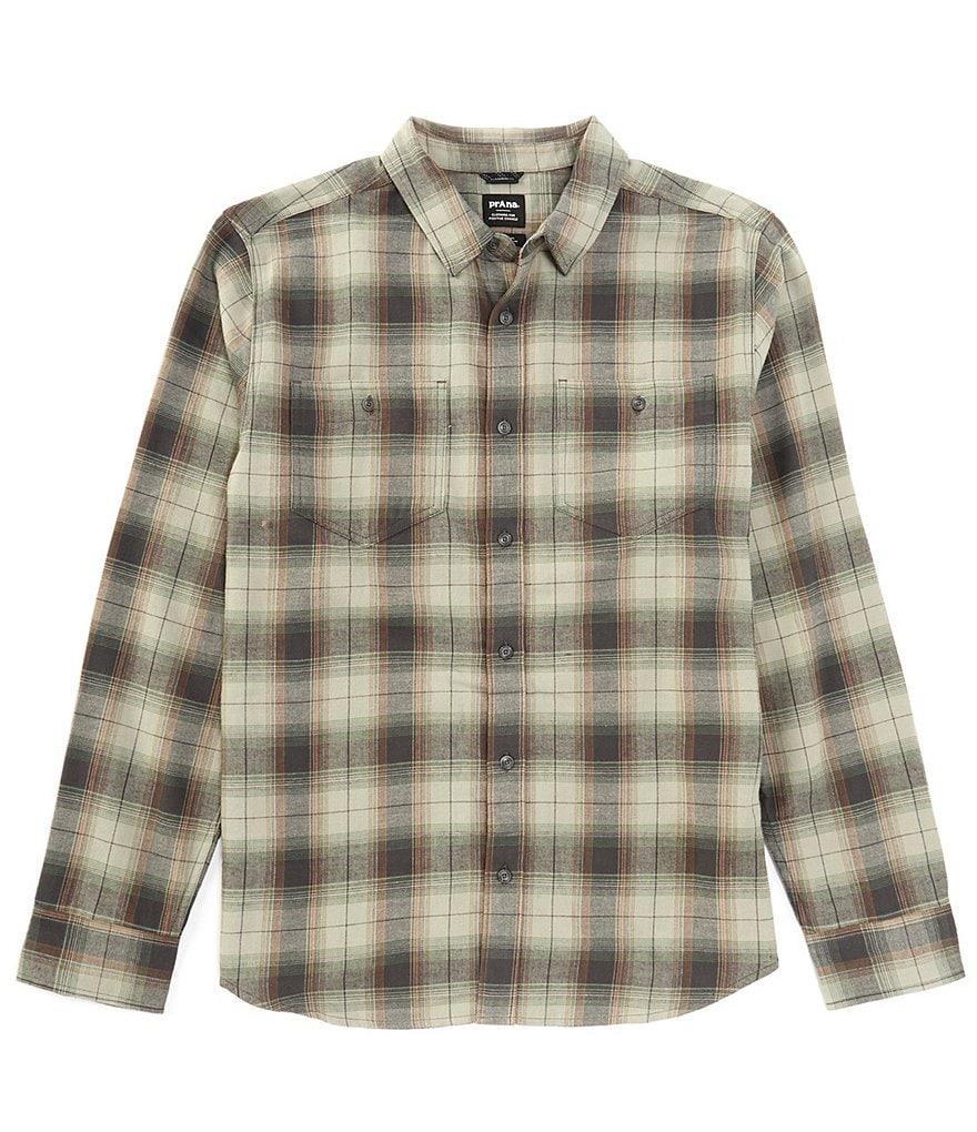 prAna Dolberg Flannel Long Sleeve Organic Materials Woven Shirt Product Image