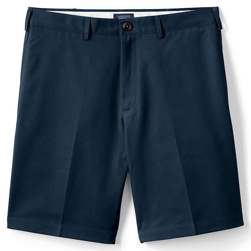 Men's Lands' End Classic-Fit 9-inch No-Iron Chino Shorts, Size: 38, Radiant Blue Product Image