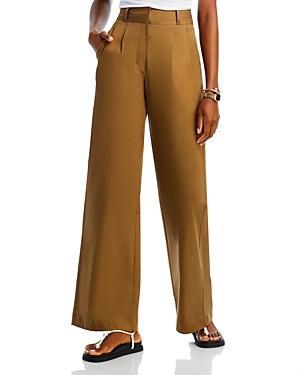 Derek Lam 10 Crosby Baxter Pleated Wide Leg Pants Product Image