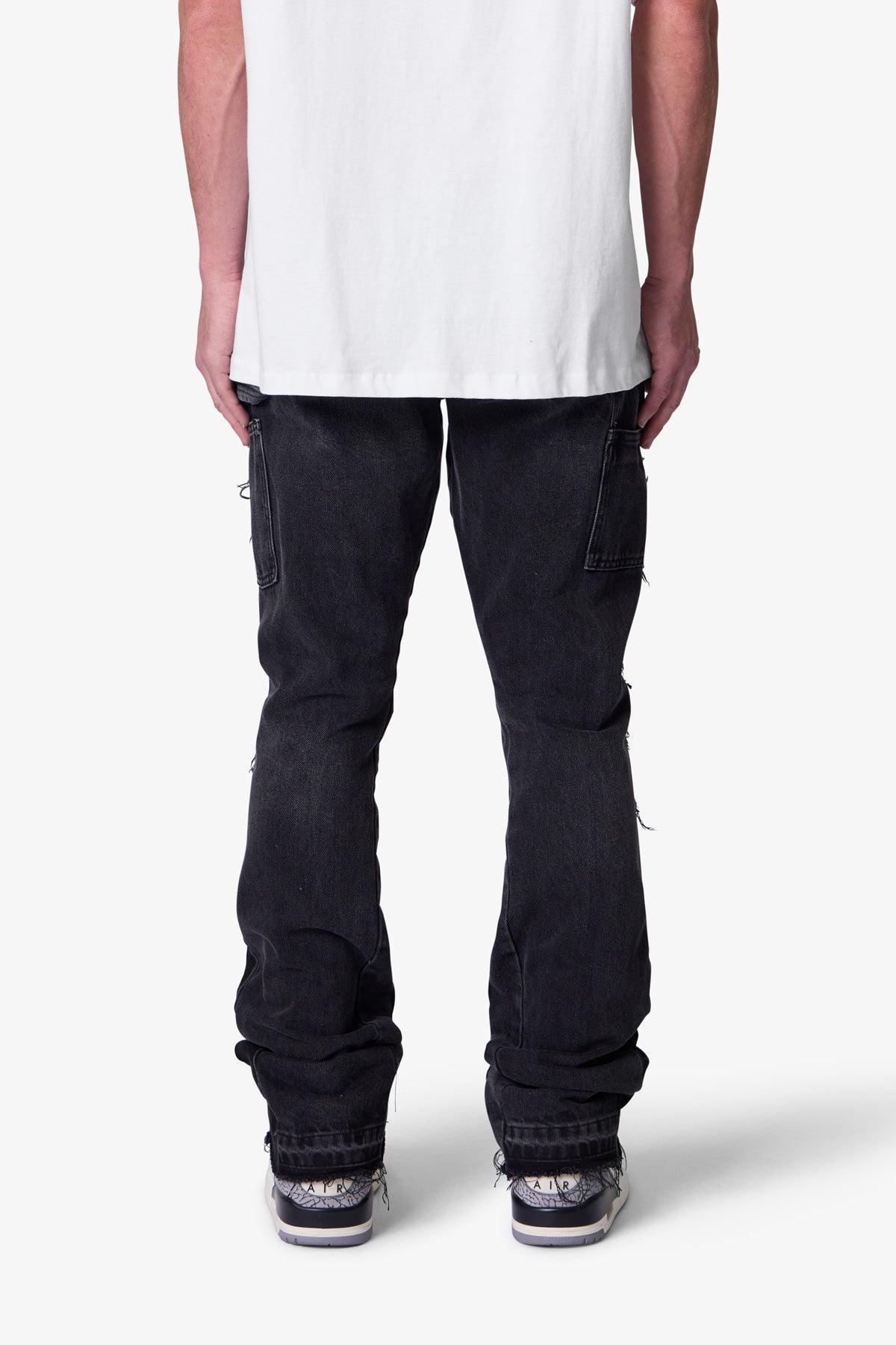 B118 Work Flare Denim - Black Product Image