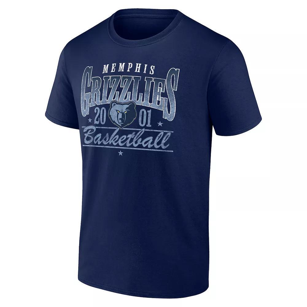 Men's NBA Memphis Grizzlies Basketball 2001 Graphic Tee, Size: Large, Grz Blue Product Image