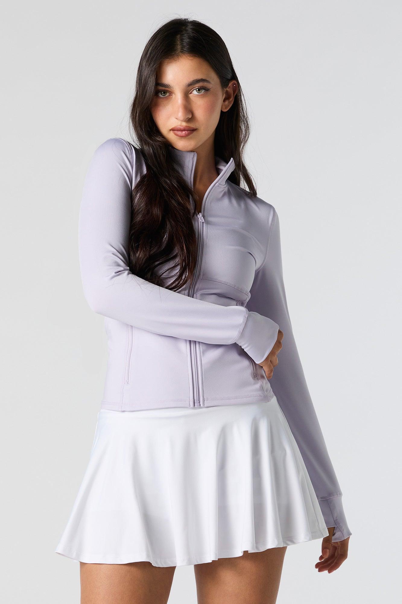 Active Zip-Up Long Sleeve Top Female Product Image