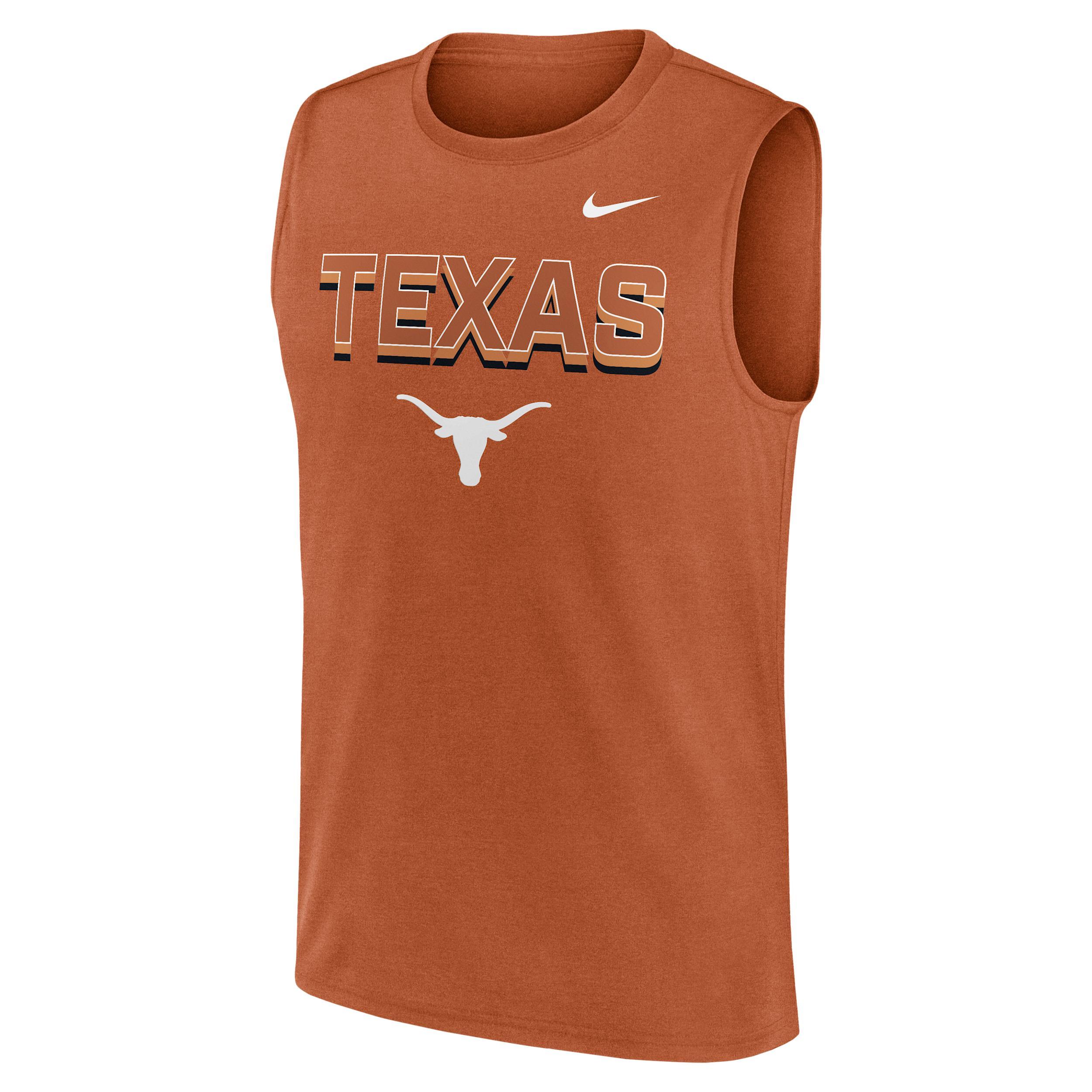 Texas Primetime Legend Tricode Nike Men's Dri-FIT College Muscle Tank Top Product Image