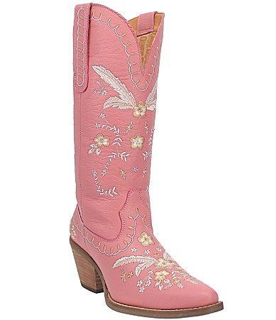 Dingo Full Bloom Women's Leather Western Boots, Size: 11, Black Product Image