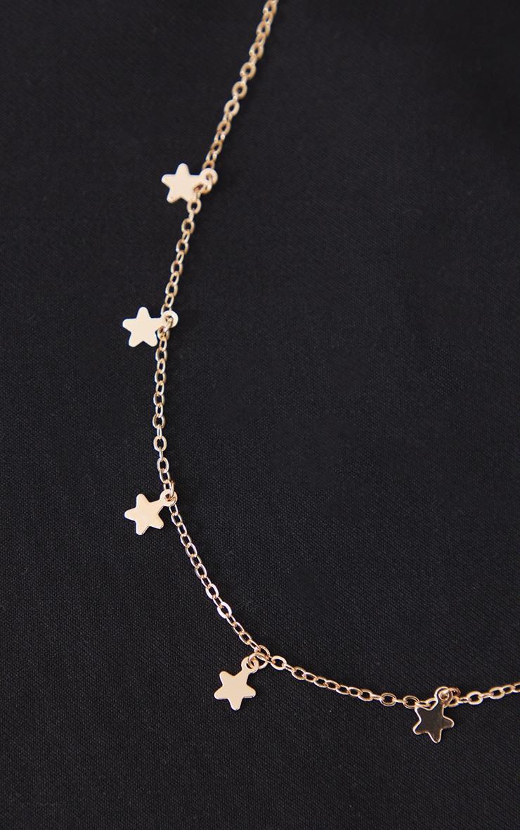 Gold Dainty Star Necklace Product Image