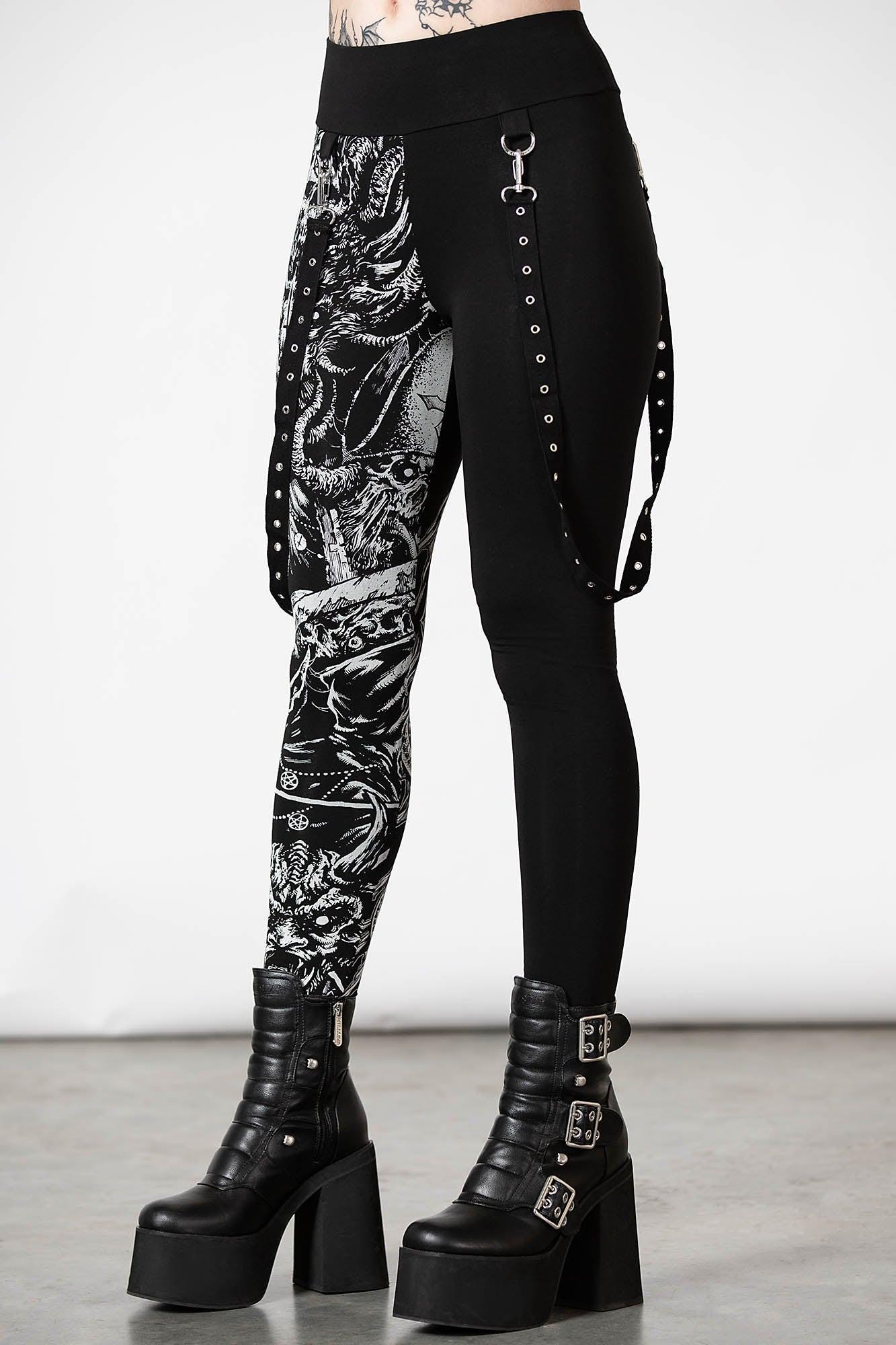 Amnesia Leggings / Black / 95% Cotton 5% Elastane Product Image