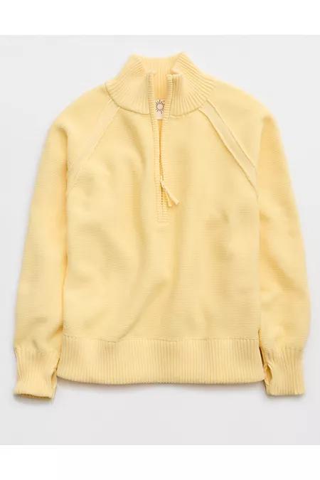 OFFLINE By Aerie Cool Down Quarter Zip Sweater Women's Product Image