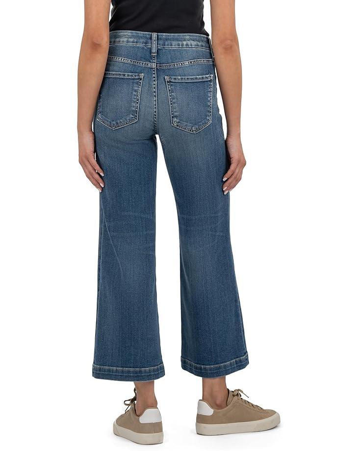 Meg High-Rise Wide Leg with Patch Pockets Regular Hem Product Image