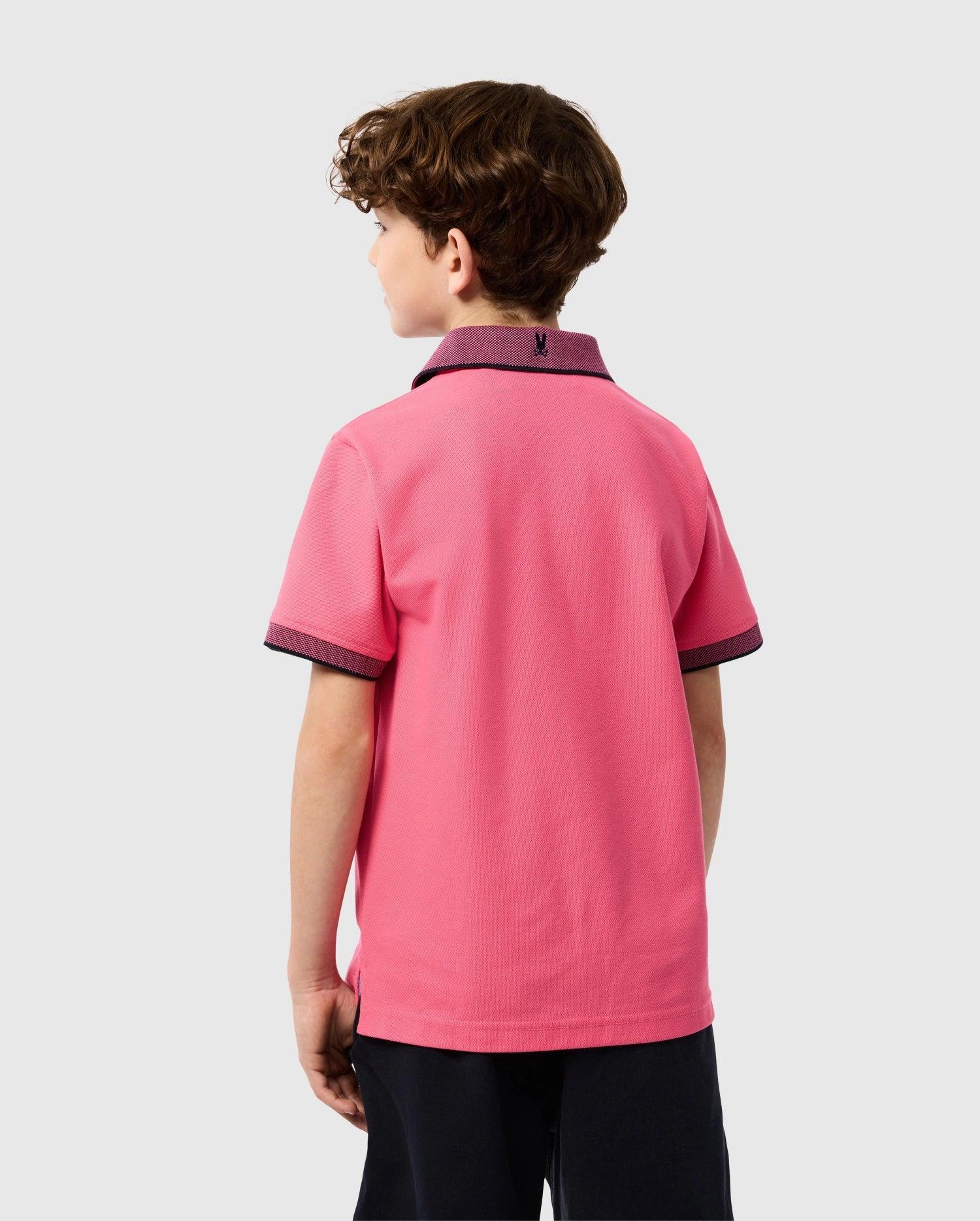 KIDS RIVIERA PIQUE POLO SHIRT - B0K640C200 Product Image