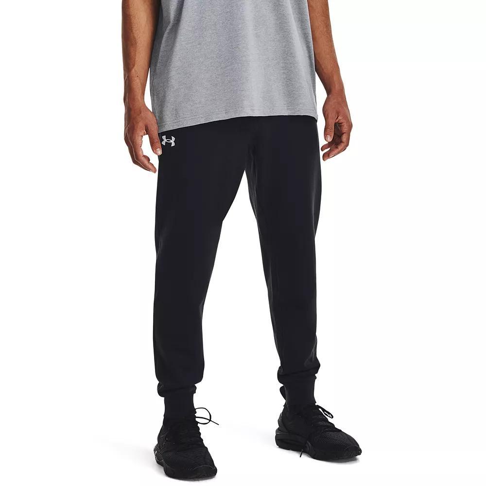 Big & Tall Under Armour Rival Fleece Joggers, Men's, Size: 4XL, Black Product Image
