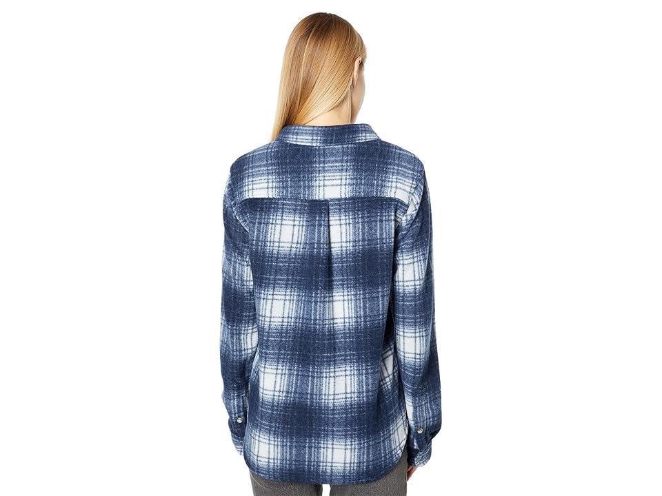Dylan by True Grit Lumber Plaid Sweater-Knit Shirt Jacket Shacket Women's Clothing Product Image