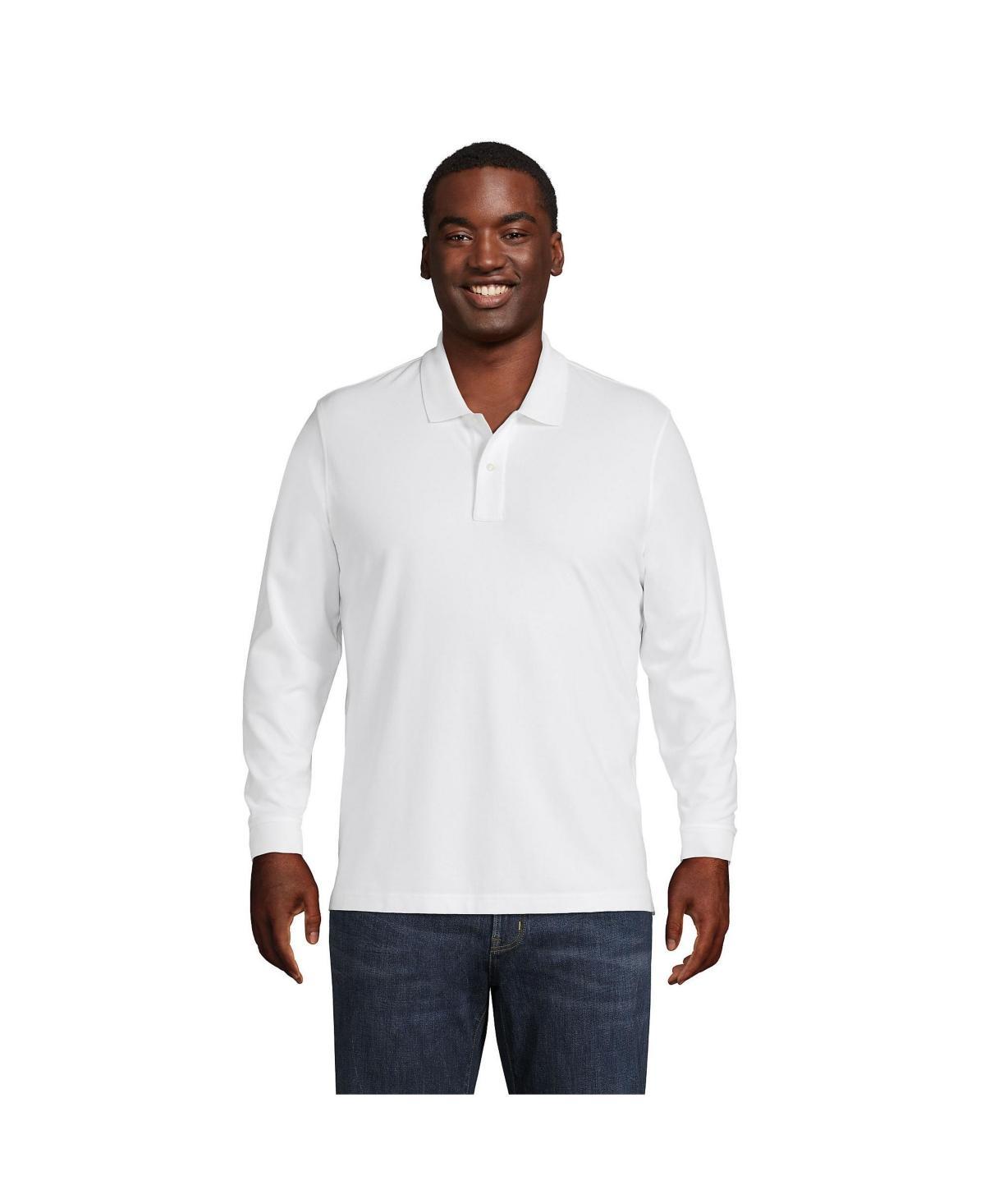 Men's Lands' End Comfort First Mesh Polo, Size: Medium, Gray Grey Product Image